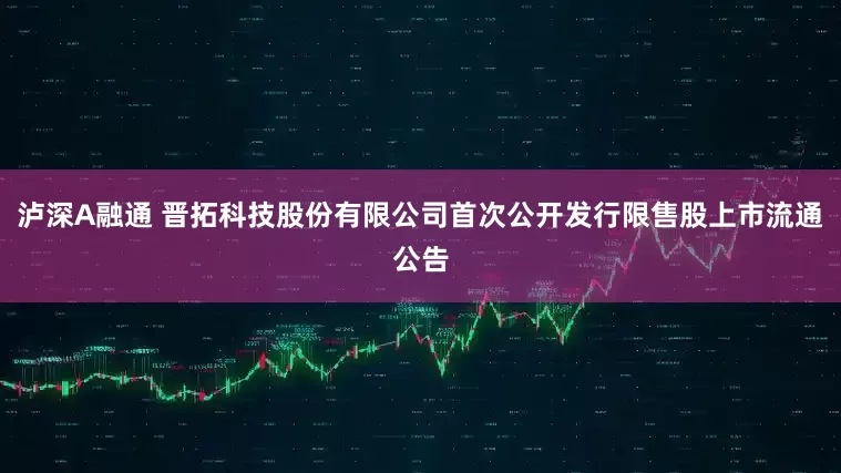 泸深A融通 晋拓科技股份有限公司首次公开发行限售股上市流通公告