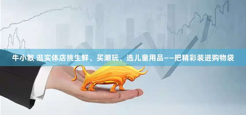 牛小散 逛实体店挑生鲜、买潮玩、选儿童用品——把精彩装进购物袋